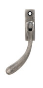From The Anvil - Antique Pewter Slim Peardrop Espag - LH | Sku. 33333 | Trade Door Handles.