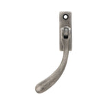 From The Anvil - Antique Pewter Slim Peardrop Espag - LH | Sku. 33333 | Trade Door Handles.