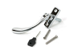 From The Anvil - Polished Chrome Slim Peardrop Espag - LH | Sku. 33337 | Trade Door Handles.