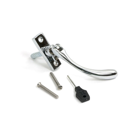 From The Anvil - Polished Chrome Slim Peardrop Espag - RH | Sku. 33338 | Trade Door Handles.