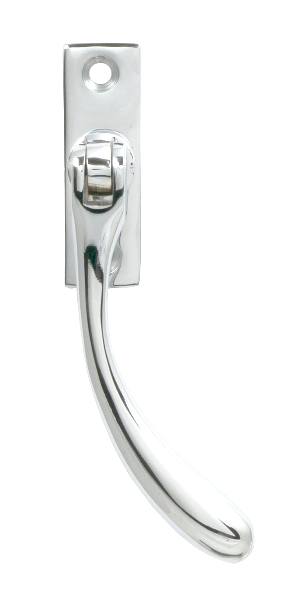 From The Anvil - Polished Chrome Slim Peardrop Espag - RH | Sku. 33338 | Trade Door Handles.