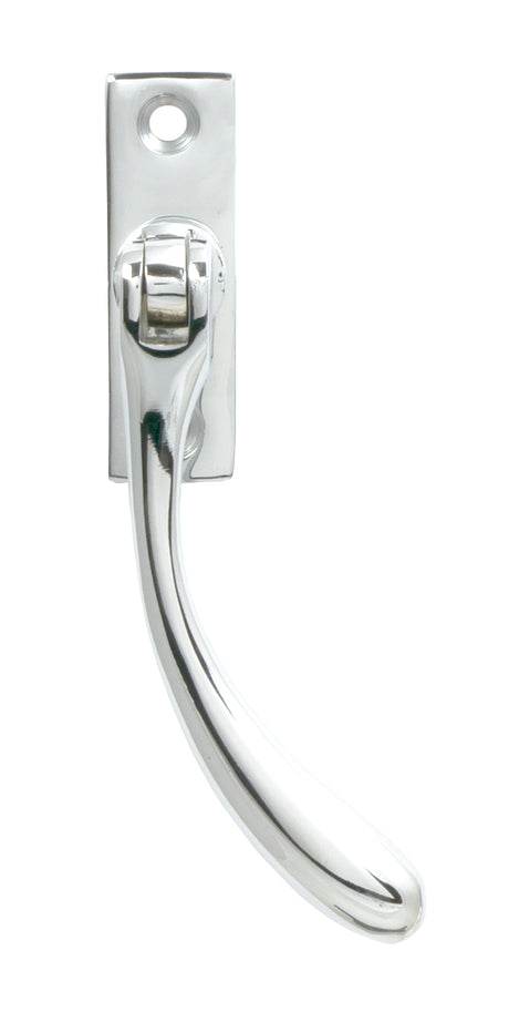 From The Anvil - Polished Chrome Slim Peardrop Espag - RH | Sku. 33338 | Trade Door Handles.