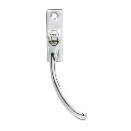 From The Anvil - Polished Chrome Slim Peardrop Espag - RH | Sku. 33338 | Trade Door Handles.