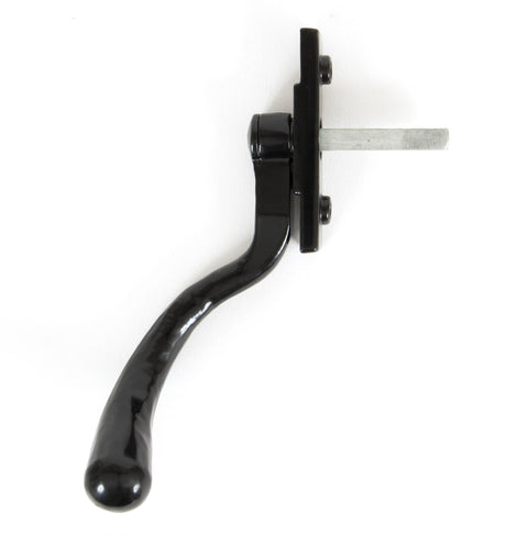 From The Anvil - Black Large 16mm Peardrop Espag - RH | Sku. 33339 | Trade Door Handles.