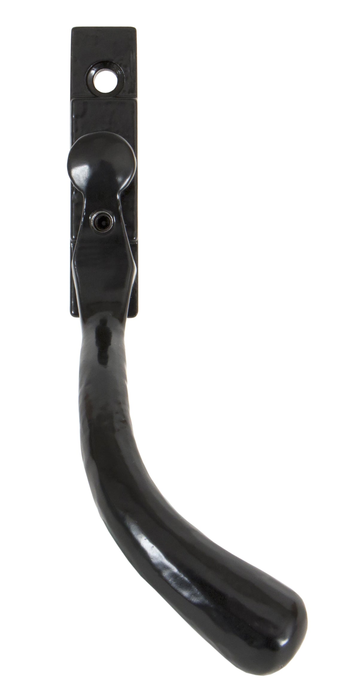 From The Anvil - Black Large 16mm Peardrop Espag - RH | Sku. 33339 | Trade Door Handles.