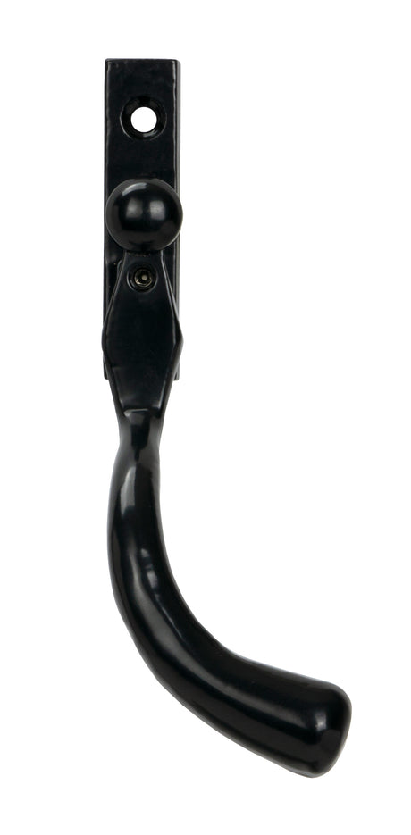 From The Anvil - Black Large 16mm Peardrop Espag - RH | Sku. 33339 | Trade Door Handles.