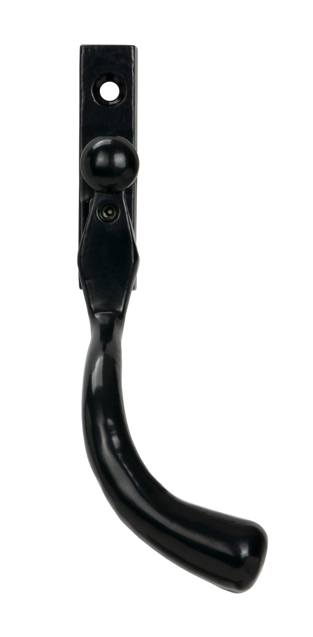 From The Anvil - Black Large 16mm Peardrop Espag - RH | Sku. 33339 | Trade Door Handles.