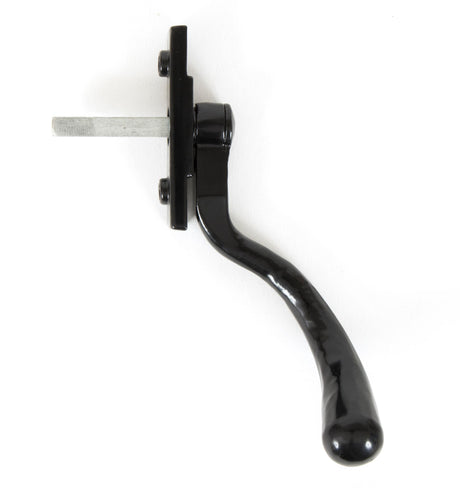 From The Anvil - Black Large 16mm Peardrop Espag - LH | Sku. 33340 | Trade Door Handles.