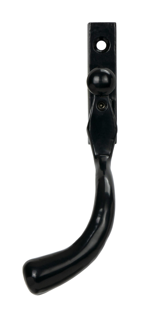 From The Anvil - Black Large 16mm Peardrop Espag - LH | Sku. 33340 | Trade Door Handles.