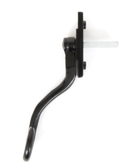 From The Anvil - Black Large 16mm Monkeytail Espag - RH | Sku. 33341 | Trade Door Handles.