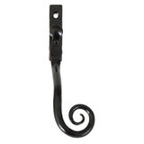 From The Anvil - Black Large 16mm Monkeytail Espag - RH | Sku. 33341 | Trade Door Handles.