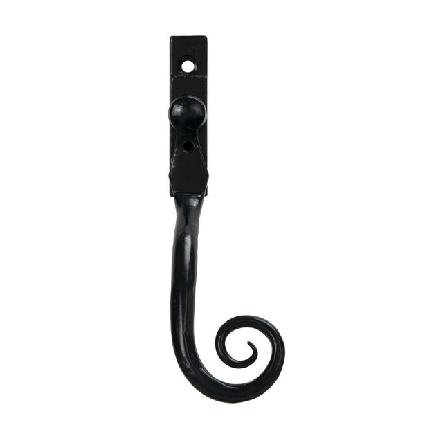 From The Anvil - Black Large 16mm Monkeytail Espag - RH | Sku. 33341 | Trade Door Handles.
