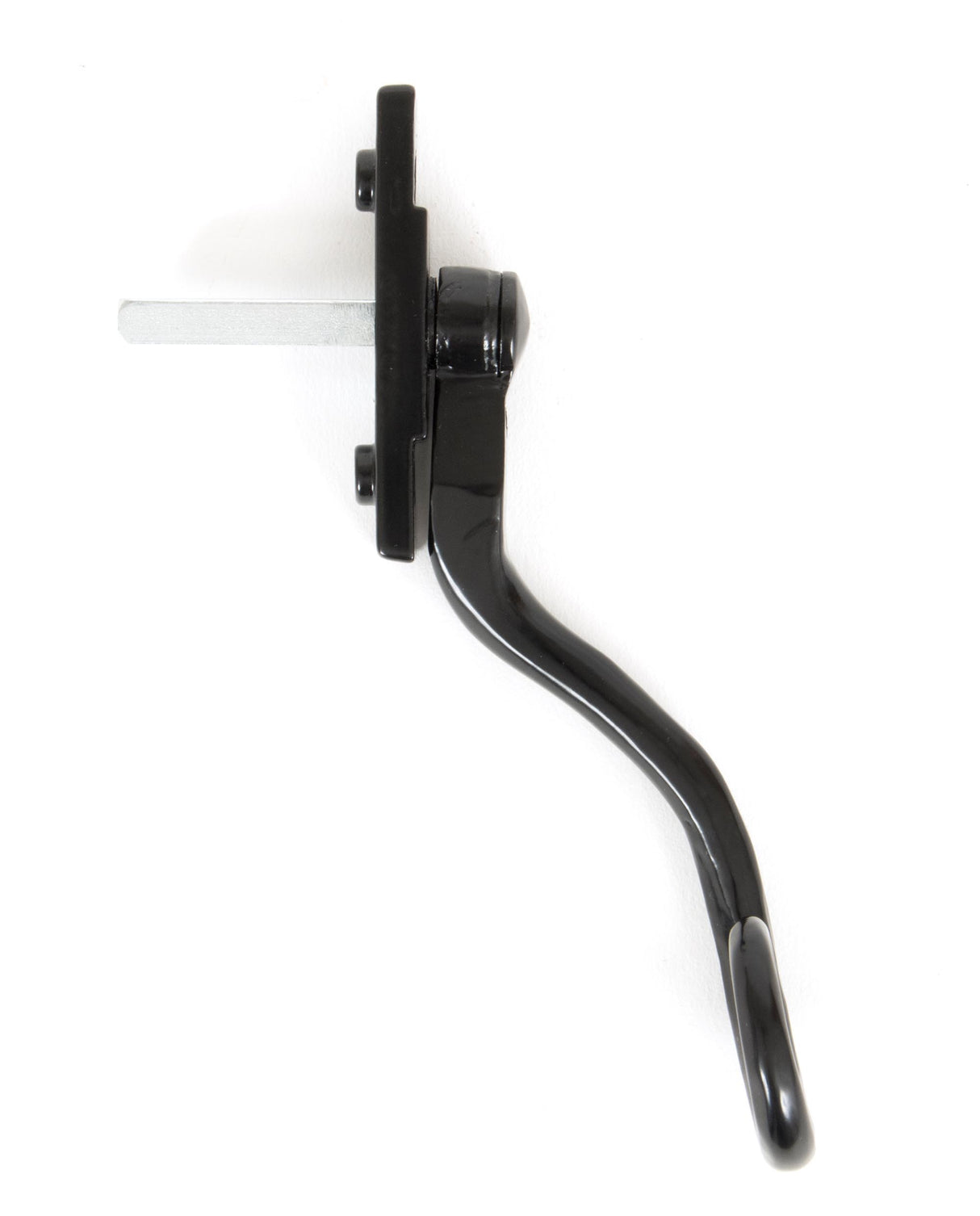 From The Anvil - Black Large 16mm Monkeytail Espag - LH | Sku. 33342 | Trade Door Handles.