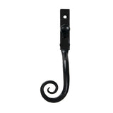 From The Anvil - Black Large 16mm Monkeytail Espag - LH | Sku. 33342 | Trade Door Handles.