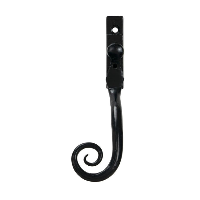 From The Anvil - Black Large 16mm Monkeytail Espag - LH | Sku. 33342 | Trade Door Handles.