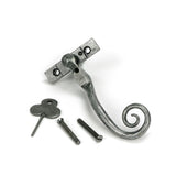 From The Anvil - Pewter Large 16mm Monkeytail Espag - RH | Sku. 33345 | Trade Door Handles.