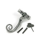 From The Anvil - Pewter Large 16mm Monkeytail Espag - LH | Sku. 33346 | Trade Door Handles.