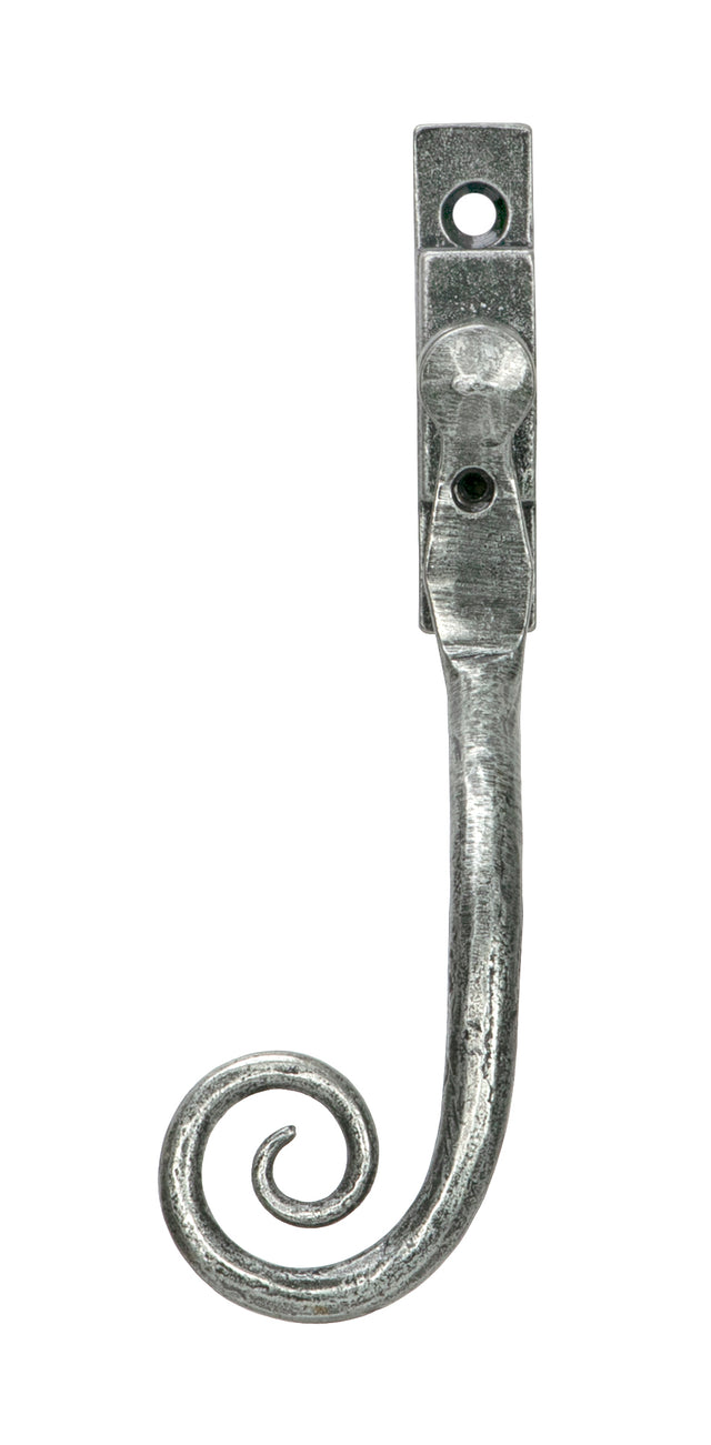 From The Anvil - Pewter Large 16mm Monkeytail Espag - LH | Sku. 33346 | Trade Door Handles.