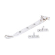 From The Anvil - Satin Chrome 8" Peardrop Stay | Sku. 33347 | Trade Door Handles.