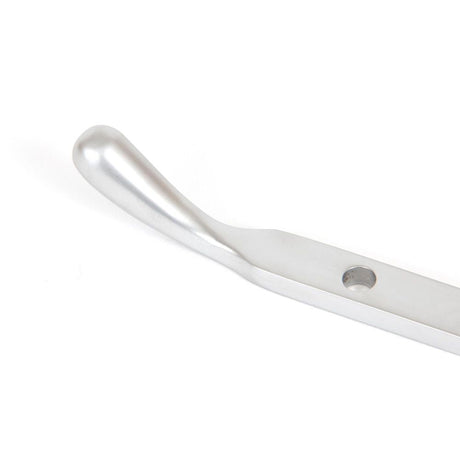 From The Anvil - Satin Chrome 10" Peardrop Stay | Sku. 33348 | Trade Door Handles.