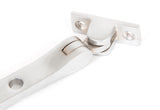 From The Anvil - Satin Chrome 10" Peardrop Stay | Sku. 33348 | Trade Door Handles.