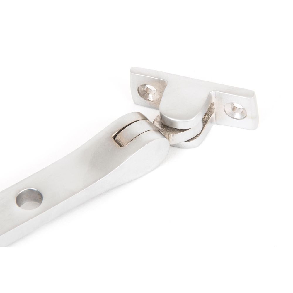 From The Anvil - Satin Chrome 12" Peardrop Stay | Sku. 33349 | Trade Door Handles.