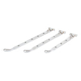 From The Anvil - Satin Chrome 12" Peardrop Stay | Sku. 33349 | Trade Door Handles.
