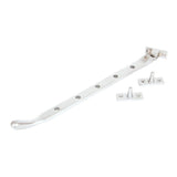 From The Anvil - Satin Chrome 12" Peardrop Stay | Sku. 33349 | Trade Door Handles.
