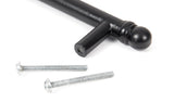 From The Anvil - Black 156mm Bar Pull Handle | Sku. 33356 | Trade Door Handles.