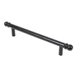 From The Anvil - Black 220mm Bar Pull Handle | Sku. 33357 | Trade Door Handles.