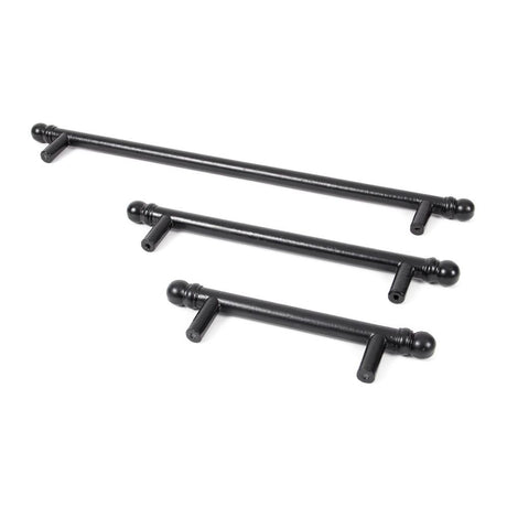 From The Anvil - Black 344mm Bar Pull Handle | Sku. 33358 | Trade Door Handles.