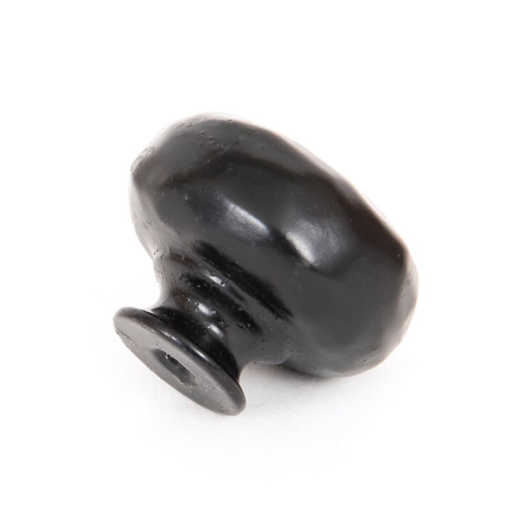 From The Anvil - Black Elan Cabinet Knob - Large | Sku. 33363 | Trade Door Handles.