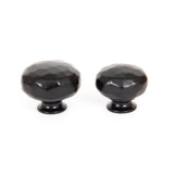 From The Anvil - Black Elan Cabinet Knob - Large | Sku. 33363 | Trade Door Handles.