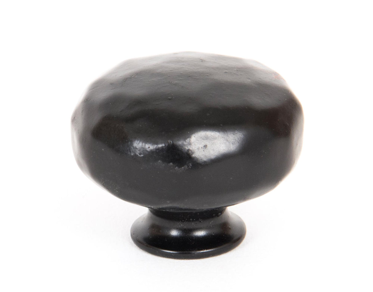 From The Anvil - Black Elan Cabinet Knob - Large | Sku. 33363 | Trade Door Handles.