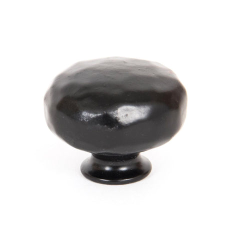 From The Anvil - Black Elan Cabinet Knob - Large | Sku. 33363 | Trade Door Handles.