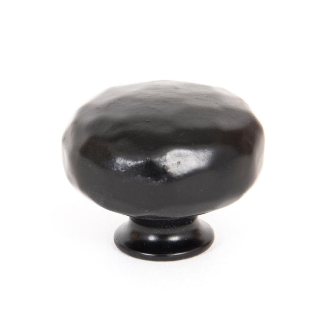 From The Anvil - Black Elan Cabinet Knob - Large | Sku. 33363 | Trade Door Handles.