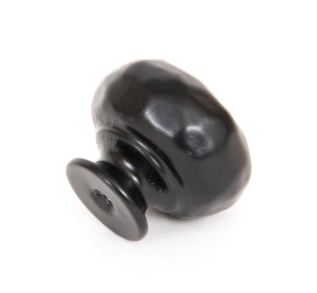 From The Anvil - Black Elan Cabinet Knob - Small | Sku. 33364 | Trade Door Handles.