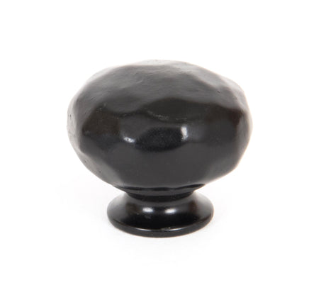 From The Anvil - Black Elan Cabinet Knob - Small | Sku. 33364 | Trade Door Handles.