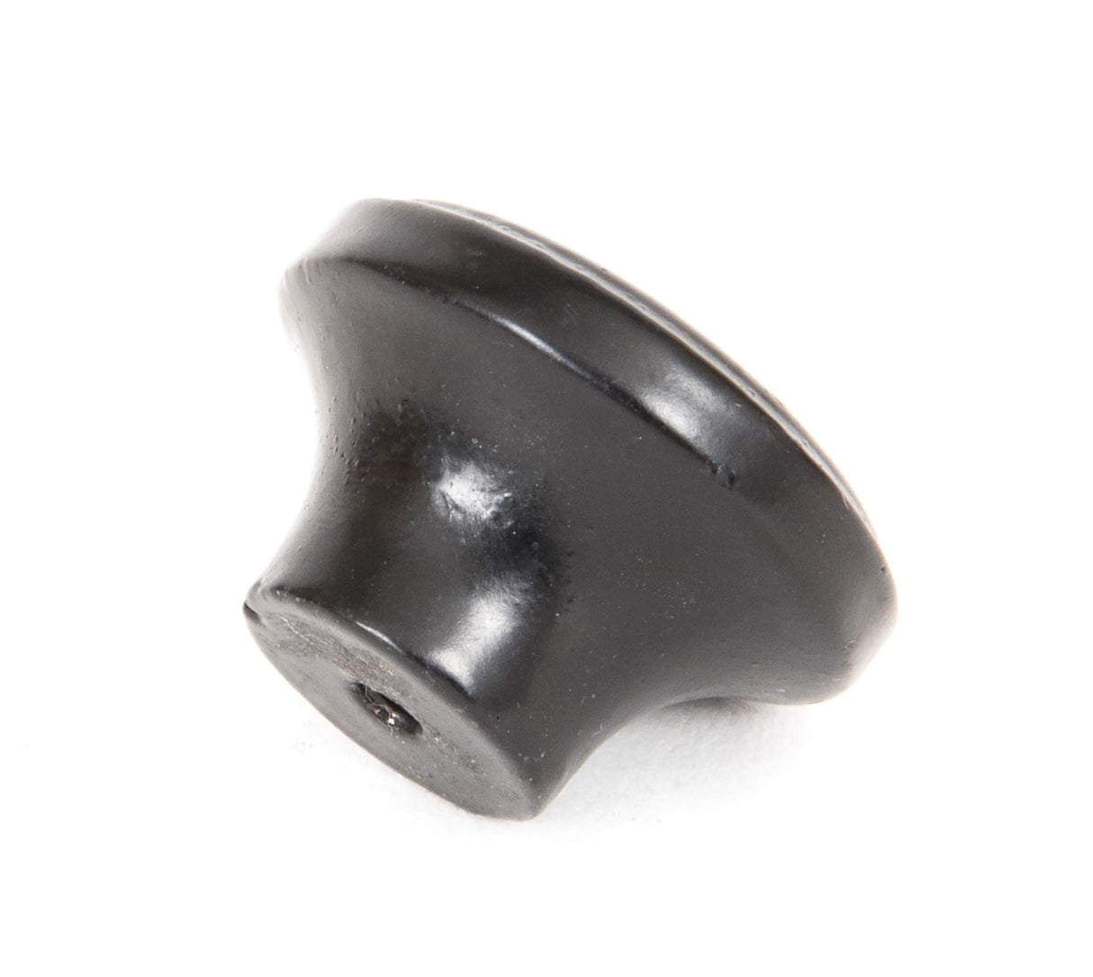 From The Anvil - Black Ribbed Cabinet Knob | Sku. 33371 | Trade Door Handles.