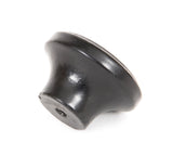From The Anvil - Black Ribbed Cabinet Knob | Sku. 33371 | Trade Door Handles.