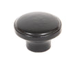 From The Anvil - Black Ribbed Cabinet Knob | Sku. 33371 | Trade Door Handles.