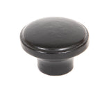 From The Anvil - Black Ribbed Cabinet Knob | Sku. 33371 | Trade Door Handles.