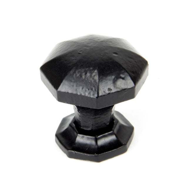 From The Anvil - Black Octagonal Cabinet Knob - Small | Sku. 33372 | Trade Door Handles.