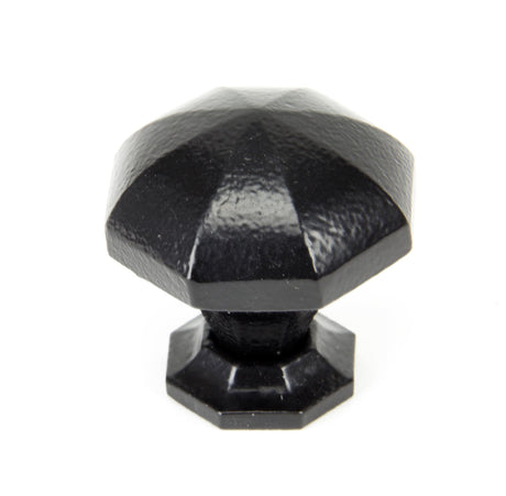 From The Anvil - Black Octagonal Cabinet Knob - Large | Sku. 33373 | Trade Door Handles.