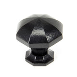 From The Anvil - Black Octagonal Cabinet Knob - Large | Sku. 33373 | Trade Door Handles.