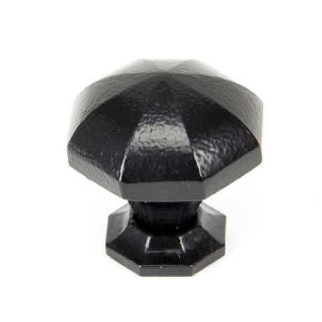 From The Anvil - Black Octagonal Cabinet Knob - Large | Sku. 33373 | Trade Door Handles.