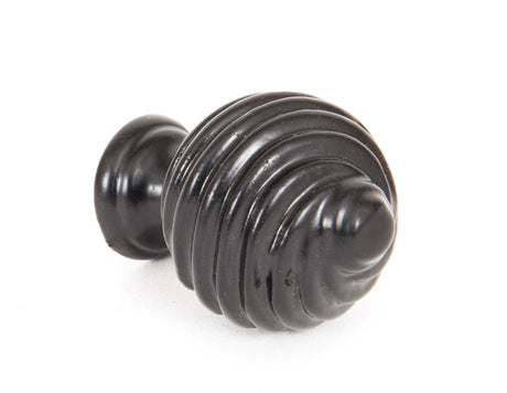 From The Anvil - Black Twist Cabinet Knob | Sku. 33376 | Trade Door Handles.