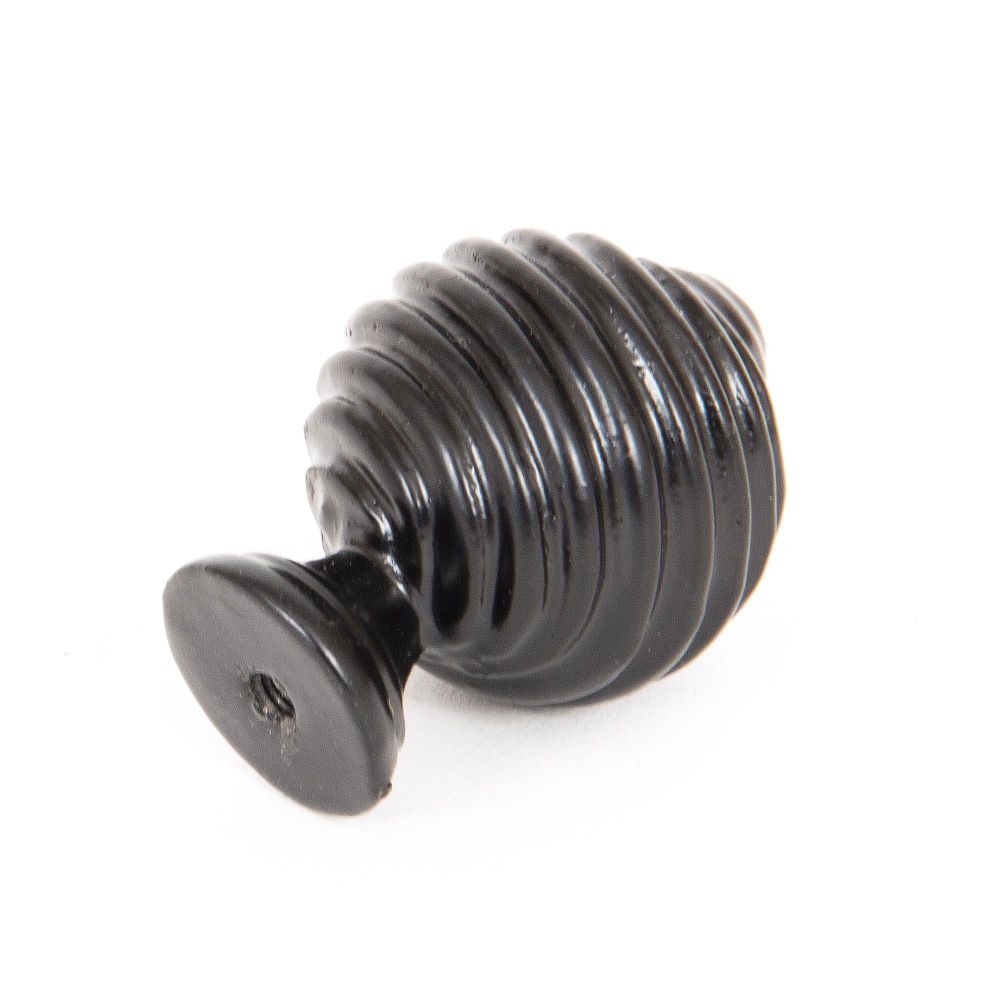 From The Anvil - Black Twist Cabinet Knob | Sku. 33376 | Trade Door Handles.