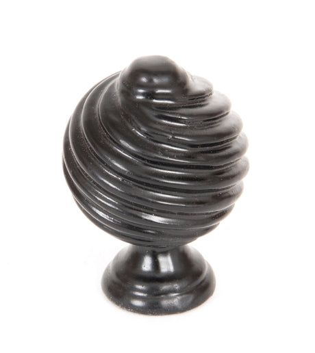 From The Anvil - Black Twist Cabinet Knob | Sku. 33376 | Trade Door Handles.