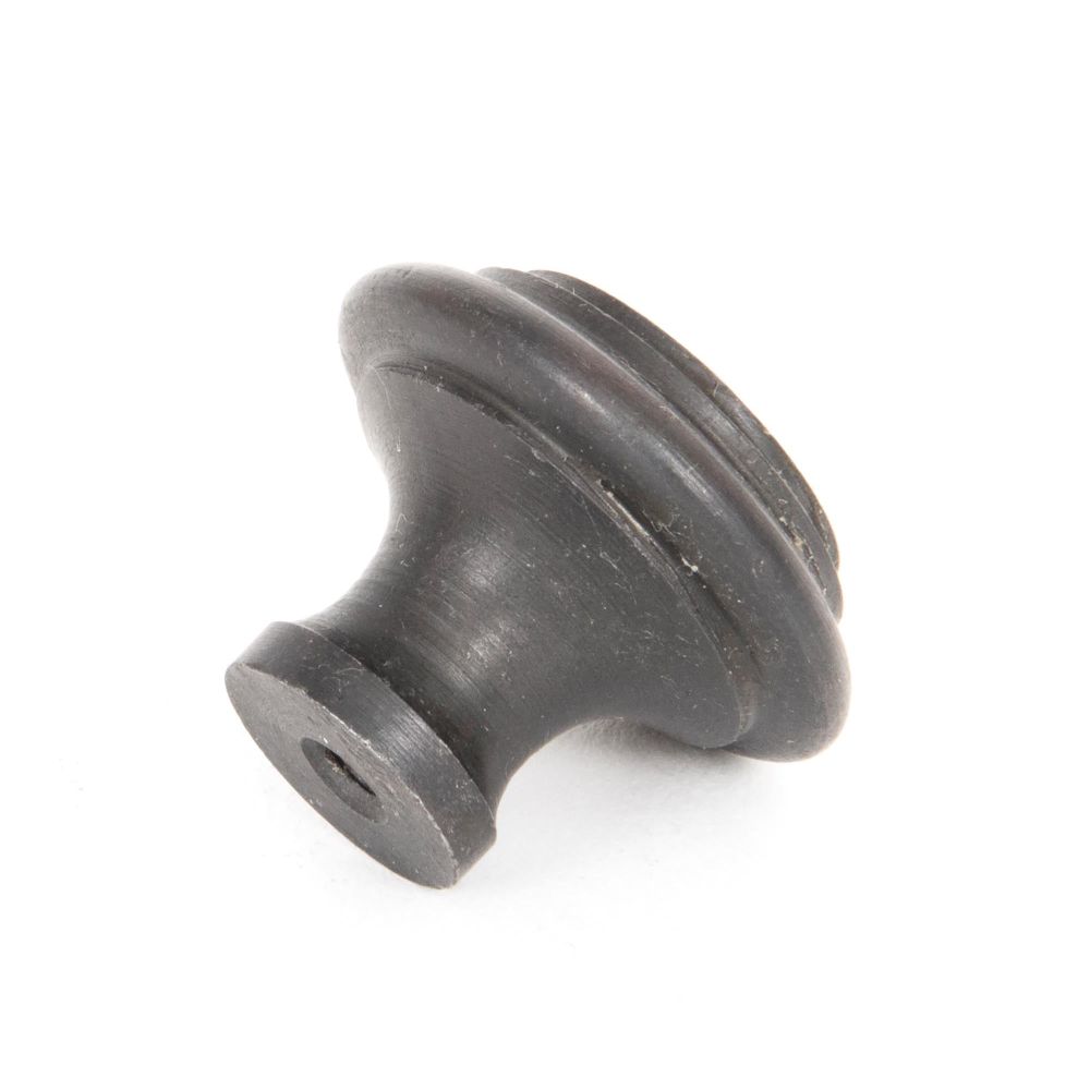 From The Anvil - Beeswax Ringed Cabinet Knob - Small | Sku. 33379 | Trade Door Handles.